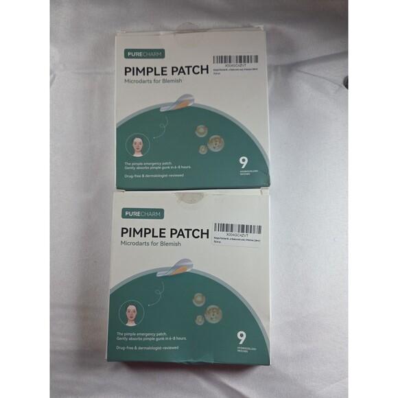 2 Packs Pure Charm Pimple Patch 18 Total Patches Microdarts for Blemishes - Picture 1 of 1